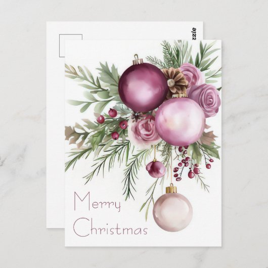 Feestelijk en gezellig Briefkaart (Voorkant / Achterkant)