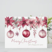 Feestelijk en gezellig kerstfeest Wenskaart Kaart (Staand voorkant)