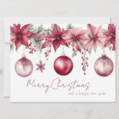 Feestelijk en gezellig kerstfeest Wenskaart Kaart (Voorkant)