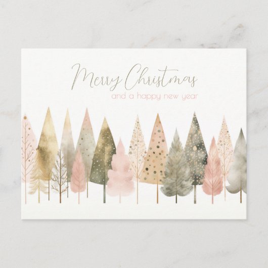 Feestelijk en gezellig Wenskaart Briefkaart (Voorkant)