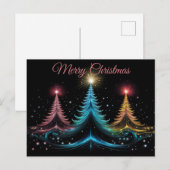 Feestelijk en gezellig Wenskaart Briefkaart (Voorkant / Achterkant)