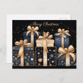 Feestelijk en gezellig Wenskaart Briefkaart (Voorkant / Achterkant)