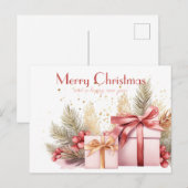 Feestelijk en gezellig Wenskaart Briefkaart (Voorkant / Achterkant)