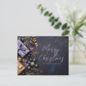 Feestelijk en gezellig Wenskaart Briefkaart (Staand voorkant)