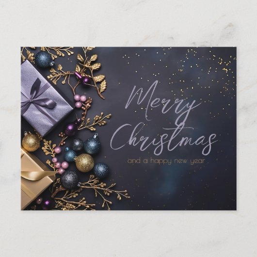 Feestelijk en gezellig Wenskaart Briefkaart (Voorkant)