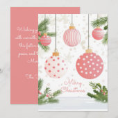 Feestelijk en gezellig Wenskaart Feestdagenkaart (Voorkant / Achterkant)