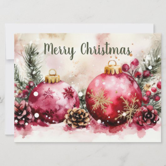 Feestelijk en gezellig Wenskaart Kaart (Voorkant)