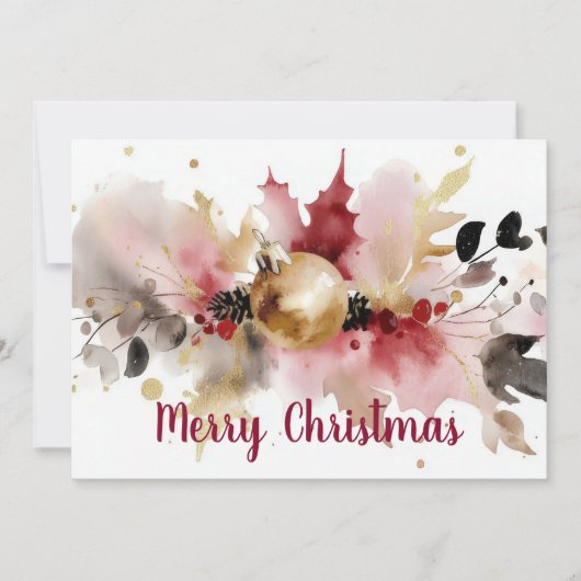 Feestelijk en gezellig Wenskaart Kaart (Voorkant)