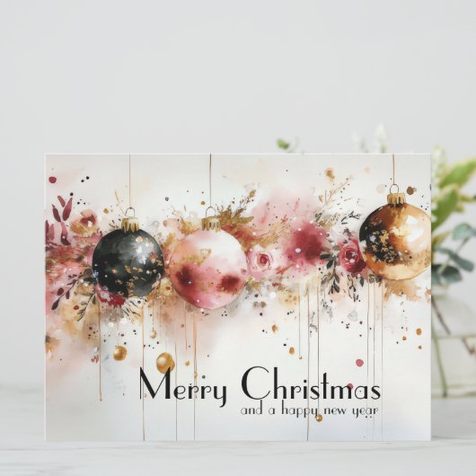 Feestelijk en gezellig Wenskaart Kaart (Staand voorkant)