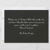 Feestelijk en gezellig Wenskaart Kaart (Achterkant)