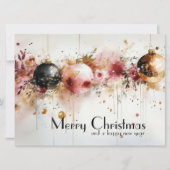 Feestelijk en gezellig Wenskaart Kaart (Voorkant)