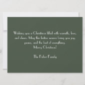 Feestelijk en gezellig Wenskaart Kaart (Achterkant)