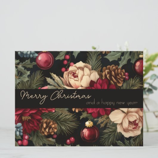 Feestelijk en gezellig Wenskaart Kaart (Staand voorkant)