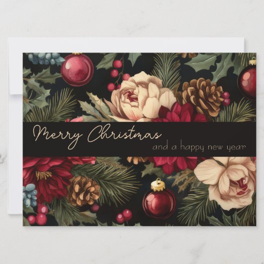 Feestelijk en gezellig Wenskaart Kaart (Voorkant)