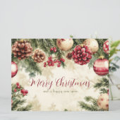 Feestelijk en gezellig Wenskaart Kaart (Staand voorkant)