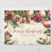 Feestelijk en gezellig Wenskaart Kaart (Voorkant)