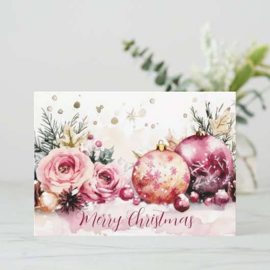 Feestelijk en gezellig Wenskaart Kaart (Staand voorkant)