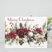 Feestelijk en gezellig Wenskaart Kaart (Staand voorkant)