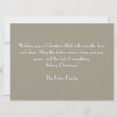 Feestelijk en gezellig Wenskaart Kaart (Achterkant)