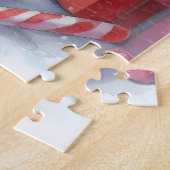 Feestelijk en Schattig, Gezellig Kerstkitten Legpuzzel (Zijkant)