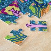 Feestelijk en vrolijk legpuzzel (Zijkant)