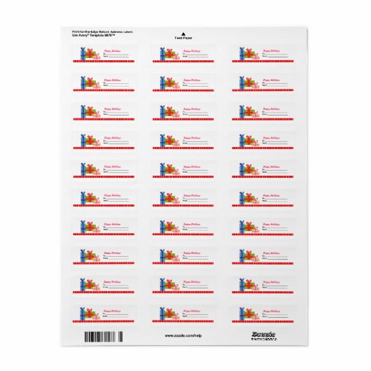 feestelijk etiket (Full Sheet)