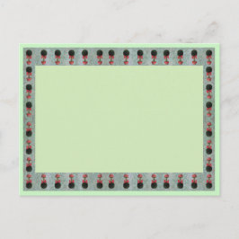 Feestelijk feest/evenement, uitnodiging Briefkaart