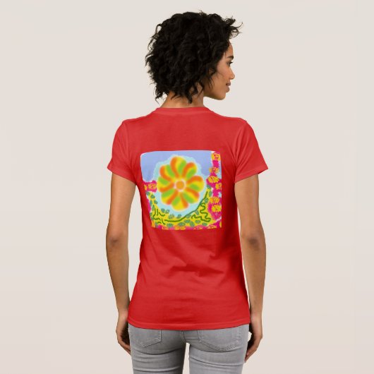 feestelijk festival t-shirt (Achterkant volledig)
