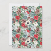 Feestelijk Foliage Familie Vakantie Diner uitnodig Kaart (Achterkant)