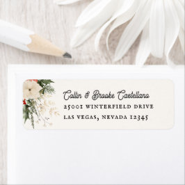 Feestelijk Foliage Holiday Retouradres Etiket