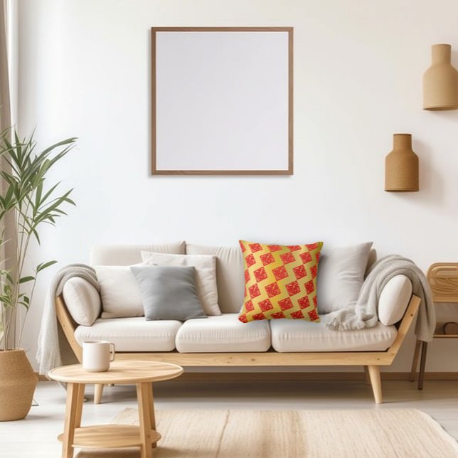 Feestelijk Fortuin Chinees Nieuwjaar Sierkussen (Creator heeft geüpload)