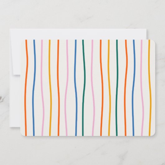 Feestelijk Fun Genderneutraal Baby shower Kaart (Achterkant)