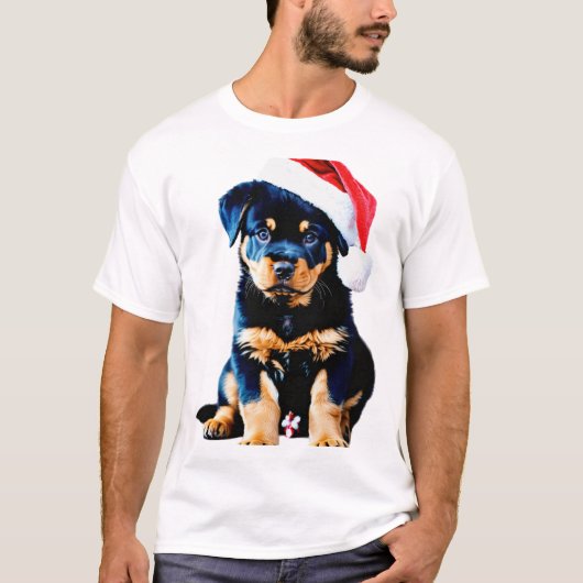 Feestelijk & Furry: Santa Dog T-Shirt Collectie (Voorkant)