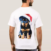 Feestelijk & Furry: Santa Dog T-Shirt Collectie (Achterkant)