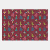 Feestelijk gebladerte: kerstboom inpakpapier (Voorkant 3)