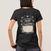Feestelijk Geef Jezelf Een Kerstmis T-shirt (Achterkant)