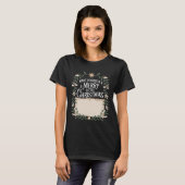Feestelijk Geef Jezelf Een Kerstmis T-shirt (Voorkant volledig)