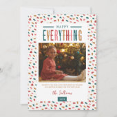 Feestelijk Gelukkig Alles 4 Foto Feestdagenkaart (Voorkant)