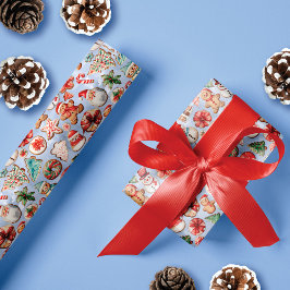 Feestelijk genot: Christmas Cookie Wonderland Cadeaupapier