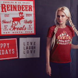 Feestelijk genot: Christmas Cookie Wonderland Foto T-shirt