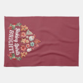 Feestelijk genot: Christmas Cookie Wonderland Foto Theedoek (Horizontaal)