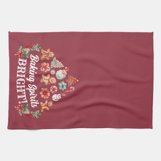 Feestelijk genot: Christmas Cookie Wonderland Foto Theedoek (Horizontaal)