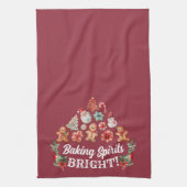 Feestelijk genot: Christmas Cookie Wonderland Foto Theedoek (Verticaal)