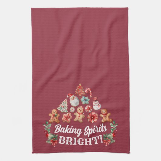Feestelijk genot: Christmas Cookie Wonderland Foto Theedoek (Verticaal)