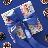 Feestelijk genot: Christmas Cookie Wonderland Inpakpapier Vel