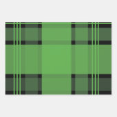 Feestelijk geplakt Rood Groen Grijs Kerstcadeau Inpakpapier Vel (Voorkant 2)