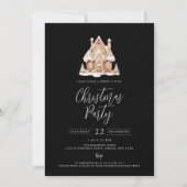 Feestelijk Gingerbread House Kerstfeest Kaart (Voorkant)