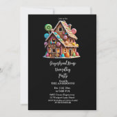 Feestelijk Gingerbread House Kerstfeest Kaart (Voorkant)