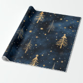 Feestelijk Goud Cadeaupapier (Uitgerold)