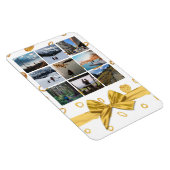 Feestelijk Gouden Gift Negen Fotocollage Magneet (Rechterzijde)